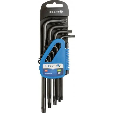 Jeu de 9 clés Torx longues