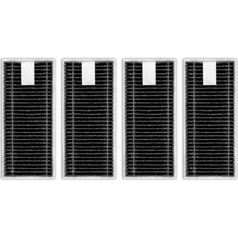 (4 Pièces) X11 OmniCyclone HEPA Filtres Compatible avec ECOVACS DEEBOT X9 Pro Omni/ T80 Omni/ X8 Pro Omni/ X8 Omni Robot Aspirateur Filtres, Pièces de Rechange Accessoires HEPA Filtres (1/5)