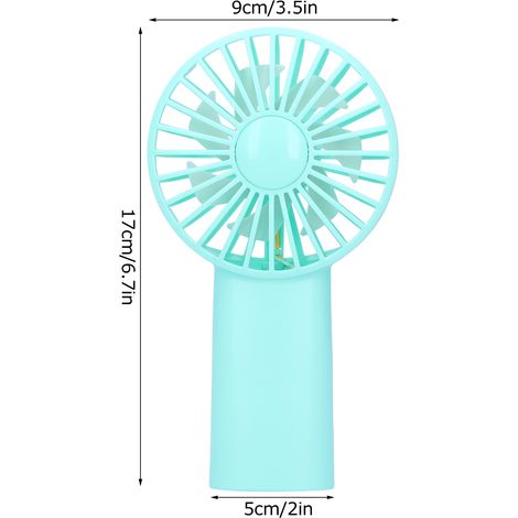 Mini-Tischventilator, tragbar, per USB aufladbar, ideal für Zuhause oder Büro, mit Aromatherapie-Tabletten. (1/5)