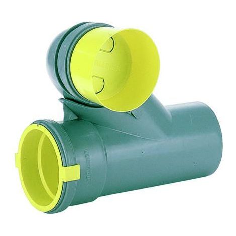 Dallmer Wand-WC-Reihen-Anschluss 899, DN 90x100x100, Zulauf DN 100, PP, 330017 (1/2)