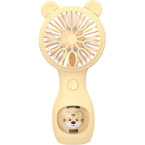 Tragbarer Mini-Ventilator, batteriebetrieben, einstellbare Windgeschwindigkeit für Kinder, Zuhause, Outdoor, Büro, Schule, Reisen