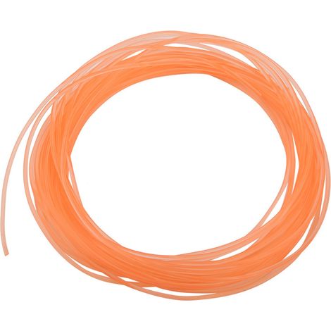 Courroie ronde en PU brillant orange, courroie transporteuse industrielle, courroie à joints toriques, raccordable aux moteurs électriques et aux courroies de tours. (1/5)