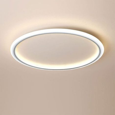 TrAdE Shop Traesio - Plafoniera Led Da Soffitto Circolare 43w 3440lm Cct Switch Ip20 Luce Selezionabile C13-3c -