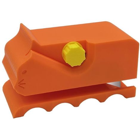 Pappschneideklingen für Katzenkratzbäume, DIY-Pappschneidewerkzeuge, praktische Werkzeuge zur Herstellung von Katzenkratzbäumen und -körben (orange) (1/4)