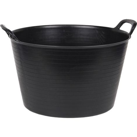 Pack 5 Capazos Negros Reciclados 56 L para Uso Agrícola y Hogar (1/5)