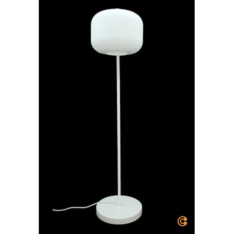 [GEBRAUCHT] B-Ware Nordlux Stehleuchte Milford Standleuchte Stehlampe Wohnzimmerlampe E27 Weiß Glas