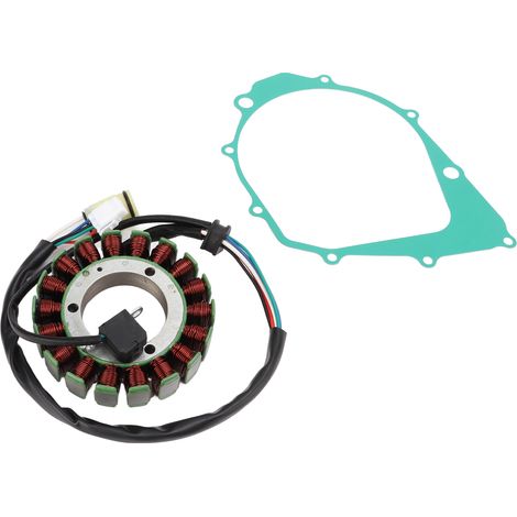 Bobine de stator de magnéto d'allumage avec joint 5FU‑81410‑00, remplacement pour YFM350R RAPTOR 350 2004‑2013