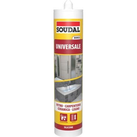 UNIVERSAL SILIKON SOUDAL 280 ml - Weiß