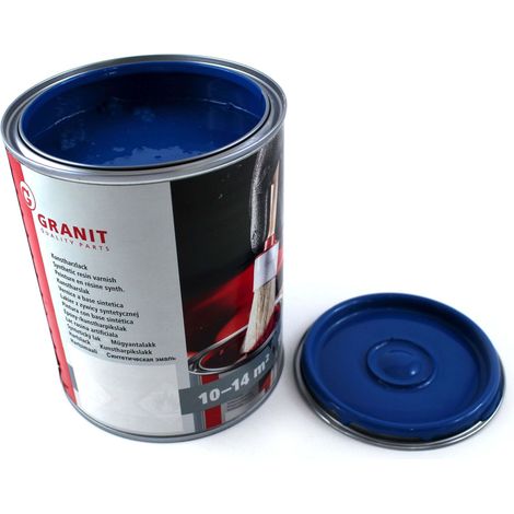 Peinture Vernis bleu Rabe RAL 5703 NOPOLUX WILCKENS GRANIT Bidon de 1 l (1/2)
