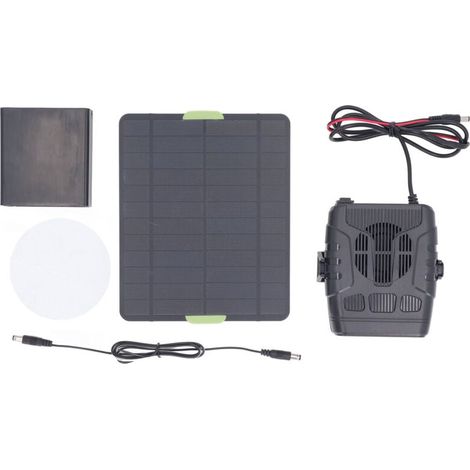 Chauffage de voiture 12V 50W Panneau solaire portable Écologique Désembueur de voiture pour maison d'animaux domestiques (1/4)