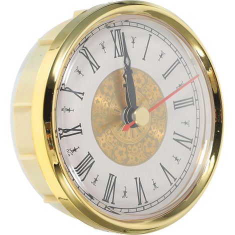 Horloge décorative à chiffres romains avec un cadran facile à assembler, idéale pour les amateurs de bricolage. (1/5)