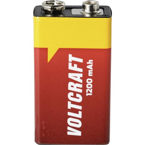 VOLTCRAFT VC-9V-Li-1200mAh Batteria da 9 V Li-SoCl2 1200 mAh 1 pz.