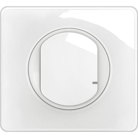 Variateur de lumière 2 fils sans neutre, blanc, 125W (1/2)