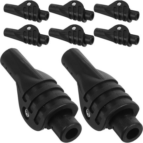 Lot De 8 Connecteurs Pliables pour Arceaux De Tente Connecteurs Portables Accessoires pour Tente Kit De Réparation Joints (1/5)