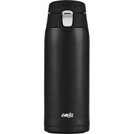 Emsa N21517 Reisebecher Light Schwarz 0,4 L Isotherm