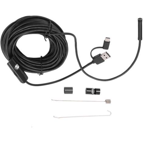 Endoscope Industriel AN100‑7 avec Caméra Serpent 7.0mm HD, Imperméable et Câble Flexible 3.5m
