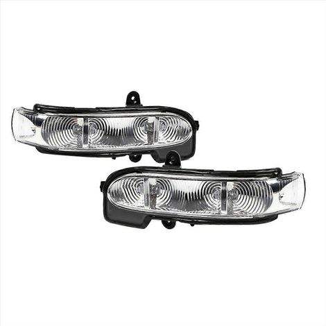Rechter Außenspiegel mit LED-Blinker für Autos - Rückseitiges Blinklicht