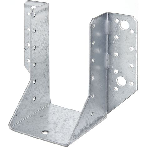 Alberts 863111 Support U, Type A, ailes extérieures, galvanisé Sendzimir, 76 x 152 mm, Set de 25 pièces