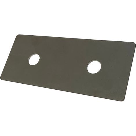 Backing plate For M10 U-Bolt 94 mm Hole Centres T304 (A2) Stainless Steel 12 mm hole 40  3  126 mm