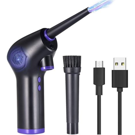 Soplador de aire eléctrico recargable inalámbrico de mano para portátiles y aparatos electrónicos. (1/5)