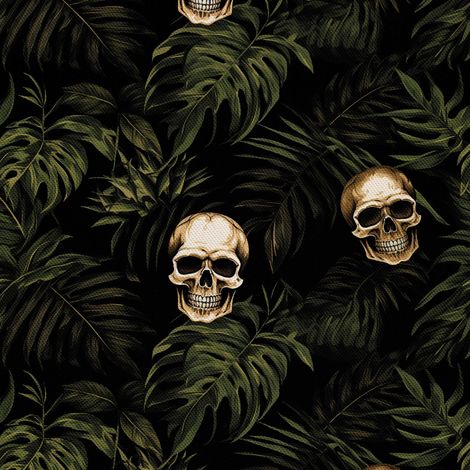 Tela Oxford decorativa para exteriores - Motivo de calavera I DX4413 (1/5)