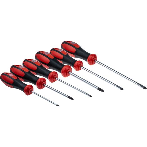 Jeu de tournevis RS PRO Standard Phillips, tête fendue 6 pièces ( Prix pour 1 Jeu ) (1/3)