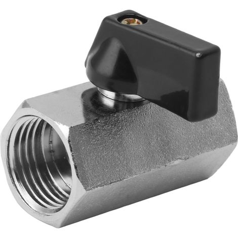 Robinet à bille pour gaz avec noyau en cuivre, interrupteur à gaz naturel renforcé pour chauffe-eau domestique, conduite de robinet 1/2 pouce (1/5)