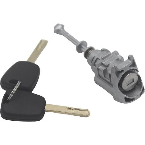 Barillet de serrure de porte avant gauche avec 2 pour 407 C4 2004-2011 2006-2008-- (1/5)