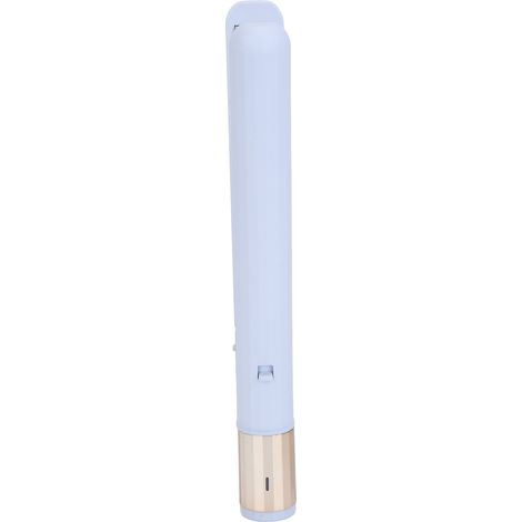 Mini fer à lisser 2 en 1, lisseur USB à température réglable, petit lisseur/boucleur portable, idéal pour les voyages et les dortoirs (violet). (1/5)