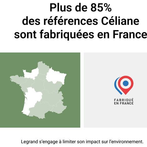 LEGRAND - Plaque Céliane finition Laiton Satiné - 1 poste (1/5)