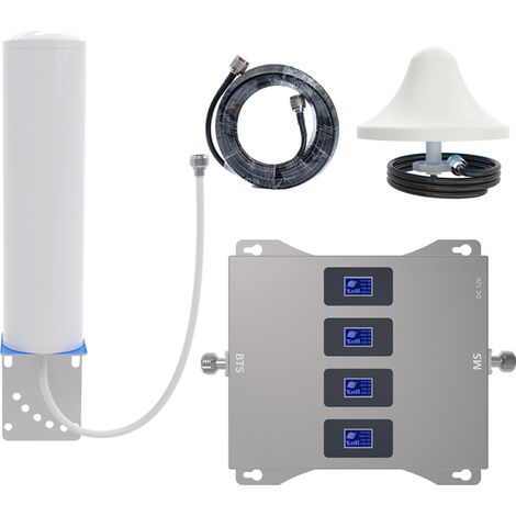 Irovami Amplificateur signal 4 bandes – 900/1800/2100/2600 MHz, GSM/DCS/WCDMA/LTE (1/5)