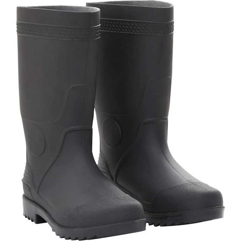 Bottes en caoutchouc noir pointure 39 PVC
