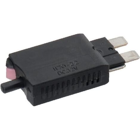 Fusible T茅rmico de reinicio manual 28V 4A Longitud 51,6mm violeta E.T.A SI26004 (1/2)