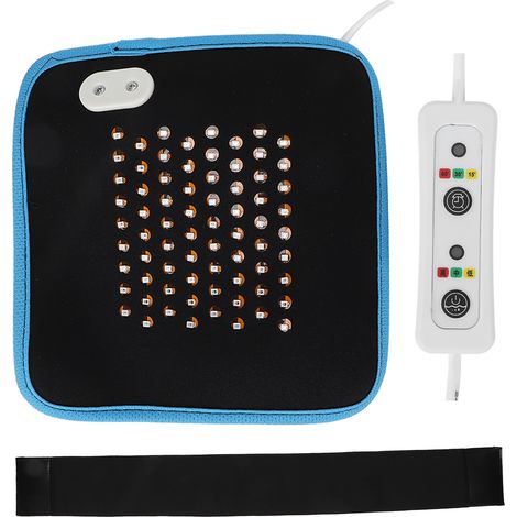 Ceinture de thérapie par lumière infrarouge à 3 longueurs d'onde, soulagement de la douleur, ceinture LED rouge et bleue, traitement par photobiomodulation. (1/5)
