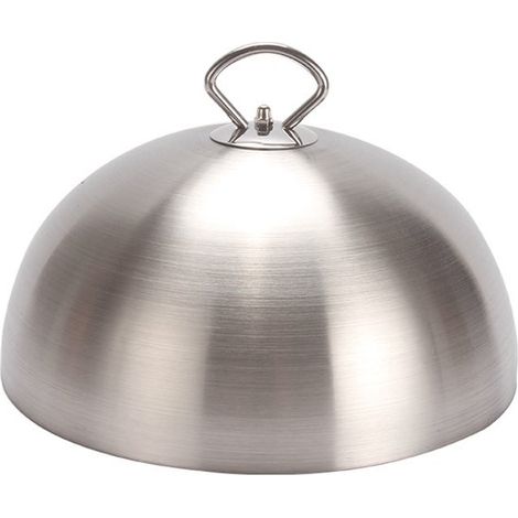 Steakhülle aus Edelstahl, 26 cm – Spritzschutz, multifunktional zum Grillen und Backen (1/5)