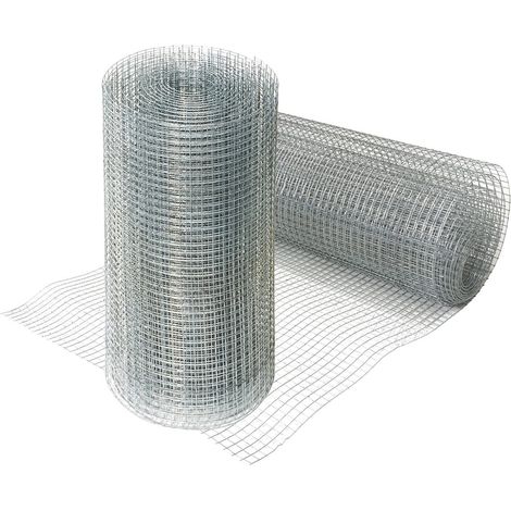 Grillage Métallique 50 cm x 10 m pour Élevage, Grillage soudé, Maillage: 13 mm (1/5)