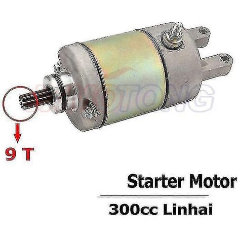 Démarreur de haute qualité compatible avec les moteurs Linhai Feishen 250cc et 300cc, cyclomoteurs, scooters et quads. (1/5)