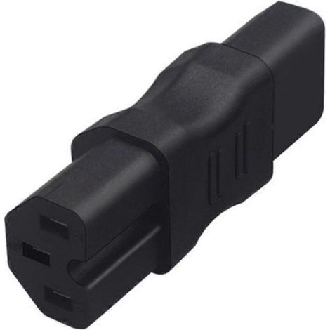 Adaptateur secteur Blossom femelle-femelle, convertisseur C13 vers C15 pour appareils électroniques