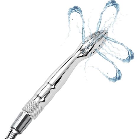 Analdusche – 1 Set – Aluminiumlegierung – Tiefenreinigung – G1/2-Anschluss – Silber (1/5)