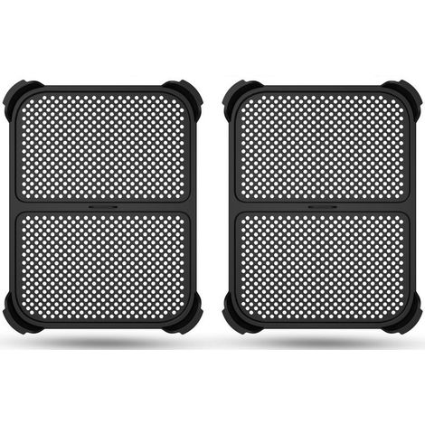 Lot de 2 protections anti-éclaboussures pour friteuse à air chaud Ninja Foodi MAX Dual Zone AF400EU / AF451EU / DZ401, accessoires en silicone, protection anti-éclaboussures réutilisable (1/5)