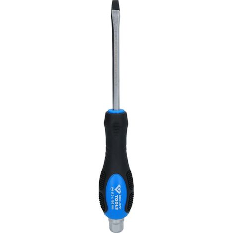 BRILLIANT TOOLS Destornillador ranurado con tapa de impacto 6,0 mm - BT034804 (1/3)
