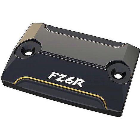 Motorradzubehör: Bremsflüssigkeitsbehälterdeckel für Vorder- und Hinterradbremse, passend für Yamaha FZ6 (2004–2009) und FZ6R (2009–2012), FZ6R LOGO10 (1/5)