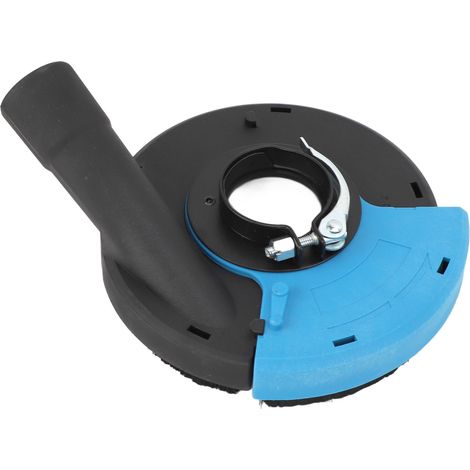 Capot de protection contre la poussière pour meuleuse d'angle, bleu et noir, 12,7 cm (5 pouces), multifonctionnel, pour le meulage de la pierre, des sols et du béton. (1/5)