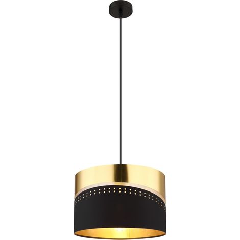 Globo - lámpara colgante - Or - negro - metal - Ø 35cm - E27 - (1/5)