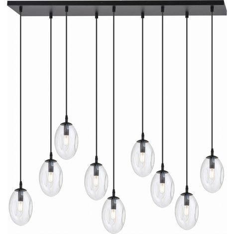 Lampadario Emibig Astral 9 9xE14 vetro trasparente (1/5)