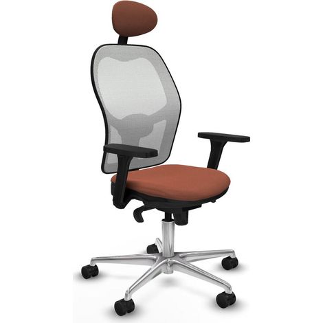 Piqueras y Crespo Silla de oficina moderna blanca (1/3)