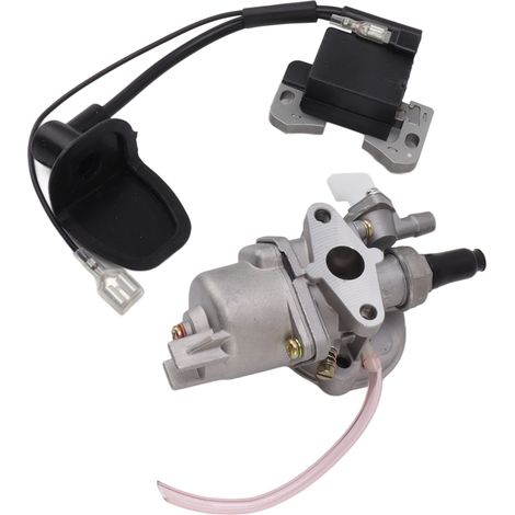 Carburateur avec bobine d'allumage haute performance kit pour 47cc 49cc mini quad pit bike dirt pocket ATV, remplacement efficace moteur 2 temps. (1/5)