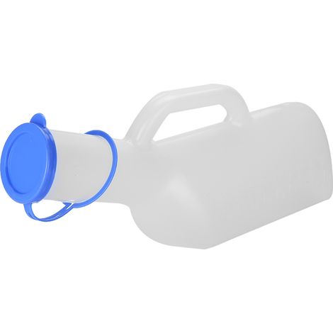 1000ml Bouteille d'urine portable extérieur avec bouchon, collecteur d'urine pour enfants adultes, toilettes mobiles (1/5)