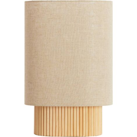 Light & Living - tischlampe - Laslo - natürlich - holz -