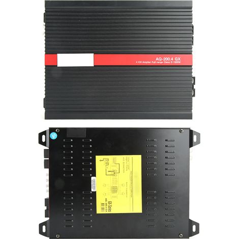Amplificateur de puissance audio pour voiture, puissant caisson de basses stéréo, ampli 480 W × 2 sous 4 ohms (1/5)